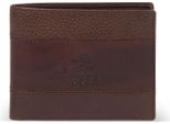 U.S. Polo Assn. Pelle Portafoglio Horizontal Wallet With Coin And Flap Brown Marrone