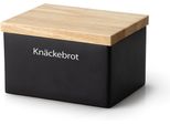 Continenta Gmbh Vorratsdose Keramik, Schwarz 17,5X13,5X11Cm 3750