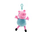 Ciondolo Peluche Peppa Wutz (14 Cm) Portachiavi Per Bambini Papa Wutz