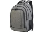 Zaino Per Laptop Shugon Frankfurt, 30 Litri BC3268 (Taglia Unica) (Grigio Screziato)