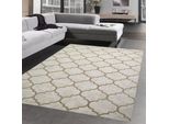 Tappeto Marocchino Per Corridoio E Soggiorno - Dimensioni Beige - 140 X 200 Cm