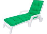 Hobbygarden Cuscini Per Sdraio Da Giardino Cuscino Per Sdraio - Cuscino Per Sdraio Hugo 201 X 55 X 8 Cm, Verde