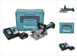 Makita Dpj 180 RT1J Scanalatrice A Batteria 18 V 100 Mm + 1X Batteria 5,0 Ah + Caricatore + Makpac