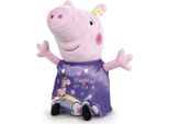 Peppa Wutz Figura Di Peluche (31 Cm) Peluche Animale Piggy Peppa Vestito Viola