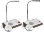 Retevis RT9908 Citofono Da Finestra 2 Pezzi, Radio Bidirezionale, Altoparlante, Sistema Interfono, Microfono Cercapersone, Citofono Bidirezionale Con Registrazione Audio, Per N
