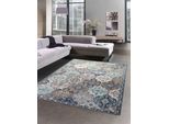 Tappeto Orientale Da Esterno Tappeto Da Salotto Ornamentale In Grigio Blu Dimensioni - 60X110 Cm