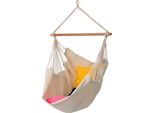 Macamex Relaxa Sedia Sospesa Naturale Cotone Uni Bianco Sedia Sospesa