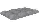 Pokar Cuscino Per Pallet Con Bella Trapuntatura Cuscino Per Divano In Pallet, Dimensioni: Cuscino Di Seduta 120 X 60, Colore: Grigio