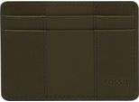 Fossil Portacarte Everett Card Case Canteen Verde