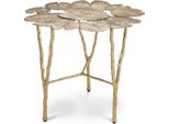 Tavolino Di Design In Ottone Casa Padrino Oro Ø 57,5 X H. 51,5 Cm - Mobili Soggiorno - Mobili Hotel - Qualità Lusso