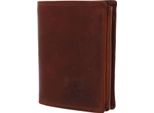 Mustang Pelle Portafoglio Udine Men's Wallet Cognac Marrone