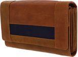 Mustang Pelle Portafoglio Bozen Wallet With Flap Cognac Marrone