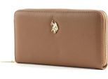 U.S. Polo Assn. Portafoglio Jones Zip Around Wallet Camel Marrone