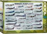 Aerei Da Combattimento Moderni - Puzzle Da 1000 Pezzi In Formato 68X48 Cm