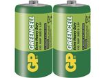 Batteria Zinco Aria Gp Greencell D, R20, 1,5 V, 2 Pz