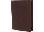 Mustang Pelle Portafoglio Livorno Wallet Brown Marrone