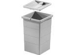 Bidone Interno Hailo 1076099 Con Coperchio 15 Litri 226X233X350 Mm 2 Maniglie