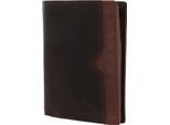 Mustang Pelle Portafoglio La Spezia Wallet Brown Marrone