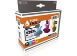 Pure Ink 170745990052 Cartuccia(E) Compatibile Ad Alta Resa (Xl) Nero - Ciano - Magenta - Giallo (HP920MP4)