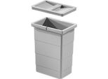 Cestino Interno Hailo 1075959 Con Coperchio Grigio Chiaro 8 L 226 X 156 X 295 Mm