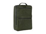 Leonhard Heyden Zaino Per Laptop Zaino Con Scomparto Per Laptop Den Haag Backpack Olive Verde
