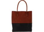 Decadent Pelle Borsa A Tracolla Borsa Shopper Lori Tote Cognac / Black Marrone Nero