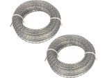 Kotarbau® Set Di 2 Bobine Di Filo Per Tagliaerba Con Anima Rinforzata Da 2,4 Mm X 15 M (30 M) Per Decespugliatori Professionali
