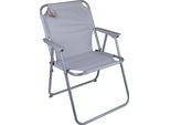 Sedia Da Campeggio Pieghevole Da Giardino/Sedia Da Pesca/Sedia Da Festival Lifetime - 46 X 53 X 76 Cm - Grigio