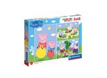 Clementoni 25263 - Puzzle 3X48 Pezzi - Peppa Pig