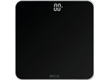 Ecg Ov 1821 Nero | Bilancia Pesapersone | Vetro Temperato Di Sicurezza Da 6 Mm | Portata Massima 180 Kg | Display A Led | Alimentazione: 3 Batterie Aaa Da 1,5 V