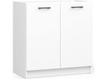 Armadio Da Cucina Oliwia S80ZL Bianco Con Porte Pieghevoli Per Un'organizzazione Funzionale