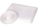 Kotarbau® Zanzariera 130 X 150 Cm Per Finestre Bianco Zanzariera Con Chiusura A Velcro