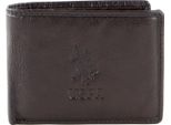 U.S. Polo Assn. Pelle Portafoglio Horizontal Wallet With Coin And Flap Brown Marrone