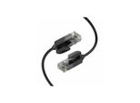 Ugreen 3M Cavo Di Rete Cavo Lan Piatto Cavo Internet Ethernet Patchcord RJ45 Cat 6A Utp 1000Mbp Nero