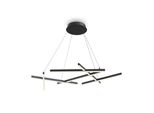 Lampada A Sospensione A Led, Alluminio Nero, L 66 Cm