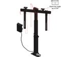 Sollevatore Per Mobili Tv Con Sportello Elettrico Per Monitor Fino A 70 Pollici Ruotabile E Regolabile In Altezza Xantron Premium-K3-Rotolift-Autolid