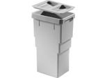 Bidone Interno Hailo 1107229 Con Coperchio Grigio Chiaro 13 L 258 X 198 X 413 Mm