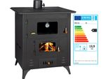 Eek A - Forno Da Cucina Fornello A Legna Fornello In Ghisa Top Prity 1P50 R 14Kw