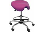 Sgabello Alatoz In Ecopelle Viola