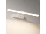 Emke Led Luce A Specchio Luce A Specchio IP44 Per Bagno Luce A Parete A Led 40 Cm, Luce Per Armadietto Ruotabile Di 200° Bianco 4200K