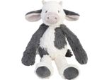 Happy Horse, Mucca Di Peluche Casper 28 Cm - Bianco Grigio - Peluche Per Bambini