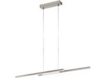 Eglo Connect Led Lampada A Sospensione Fraioli-Z Nichel Opaco 105,5 X 10 Cm Dimmerabile