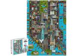 Bopster - Mappa Della Città Di New York - Puzzle Da 500 Pezzi