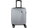 Mano Carrello Don Carlo Hardcase Trolley S Silver Argentato