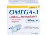 Omega-3 Olio Di Salmone E Olio Di Pesce Marino In Capsule, 100 Capsule