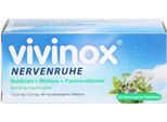 Vivinox Nervous Calming Valeriana + Melissa + Passiflora, 40 Pastiglie. Compresse Rivestite