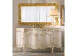 Casa Padrino - Set Di Mobili Barocchi Crema/Oro - 1 Credenza Barocca E 1 Specchio Da Parete Barocco - Mobili Barocchi - Qualità Eccellente - Italy