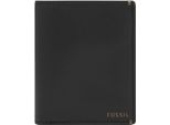 Fossil Porta Carte Di Credito Joshua Vegan Cactus Front Pocket Wallet Black Nero