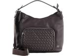 Gerry Weber Borsa Shopper Borsa A Tracolla Wave Hobo Lhz Dark Brown Marrone
