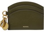 Fossil Portacarte Polly Card Case Green Moss Verde